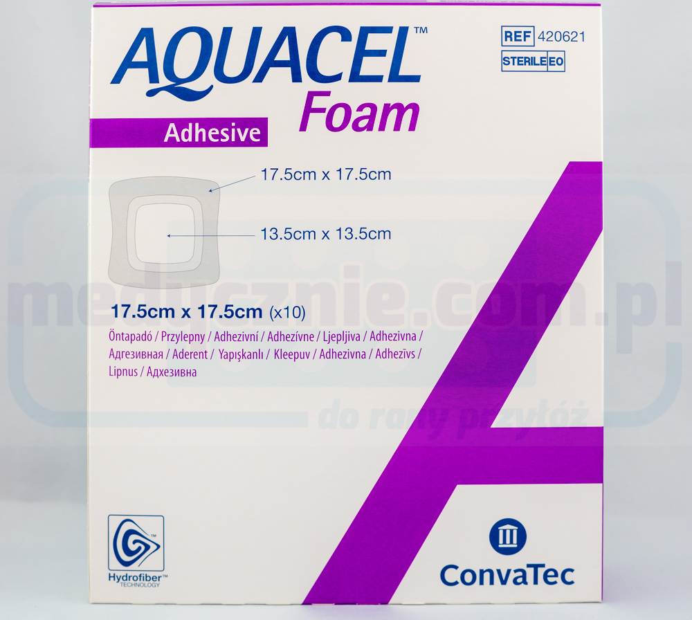 Aquacel Foam Adhesive 17.5*17.5см багатошарова пінопластова пов'язка 1шт